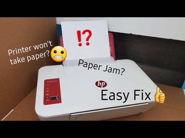 HP Deskjet 2540 Printer Paper Feed Problem Fix 2541 2542 2543 2544 2545  2546 2547 