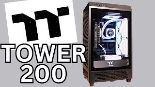 The Tower 200 Mini-ITX PC CASE - Teardown and Overview - Thermaltakes newest tower series case
