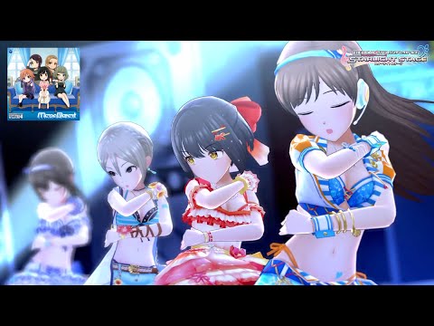 【デレステ】4K 水着で『Max Beat』リクエストMV（鷹富士茄子、塩見周子、新田美波、鷺沢文香、川島瑞樹）SSR衣装