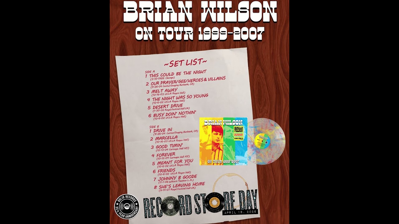 Brian Wilson - On Tour for Record Store Day! #shorts - YouTube