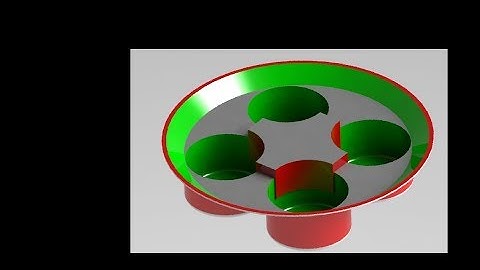 Plastic tray designing in solidworks using intend command