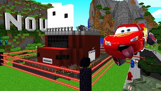 CREAMOS LA CASA MÁS SEGURA DE RAYO MCQUEEN DE CARS EN MINECRAFT