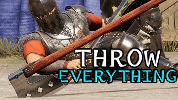 Throwing every weapon I can find | Chivalry 2