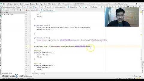 Sensor acelerometro -Android studio