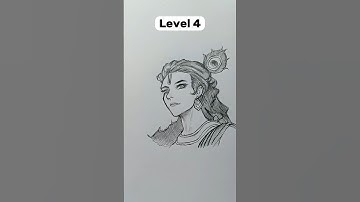How to draw Krishna in levels #drawing #krishna