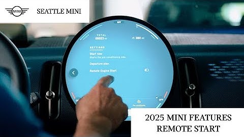Setting up Remote Start | 2025 MINI Cooper