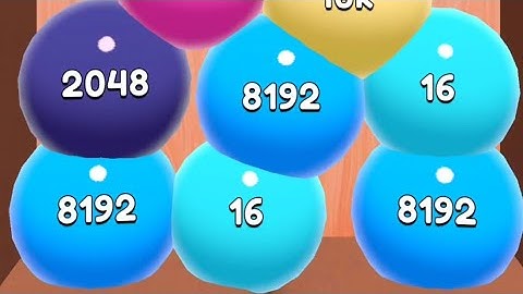 Jelly 2048 - Balls Merge 3d - All Max Levels 9 Unlock 32k | Gameplay Walkthrough Part 3