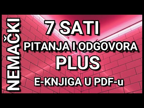 NEMAČKI - 1900 PITANJA I 1900 ODGOVORA (7 SATI) PLUS POKLON PDF KNJIGA SA SVIM PITANJIMA IZ KLIPA