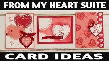 Stamping Jill - From My Heart Suite Card Ideas
