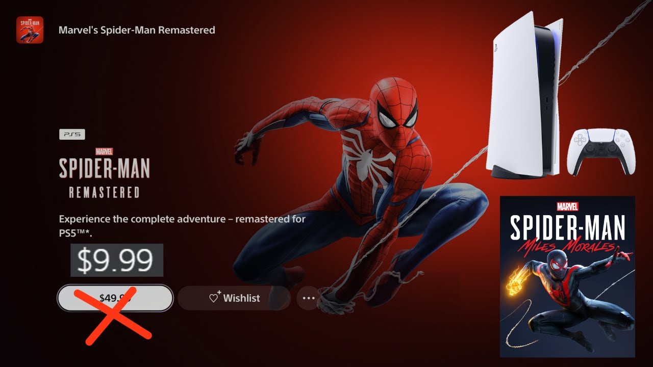 Insomniac Games on X: Marvel's Spider-Man Remastered is now available to  purchase on PS5! You can purchase it individually on the PlayStation Store  starting today, or you can upgrade your copy of #