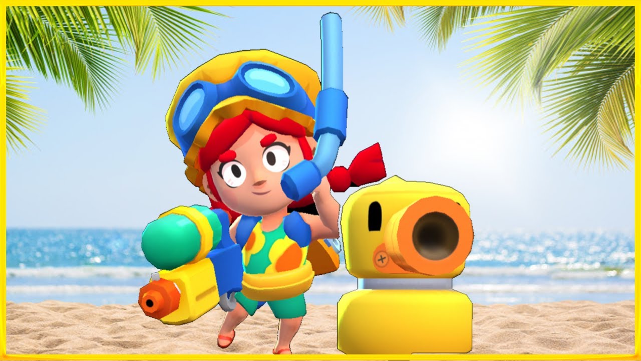 Summer Jessie Gameplay Brawl Stars Youtube