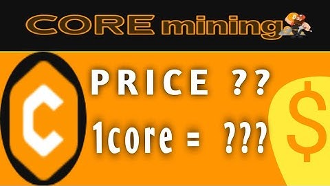 #Core_coin Price Prediction || Bitcoin Giveaway || 1core = $ ???