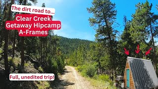 Colorado Drive: Clear Creek Getaway Hipcamp from I-70 to cabin | Unedited drive #coloradocamping