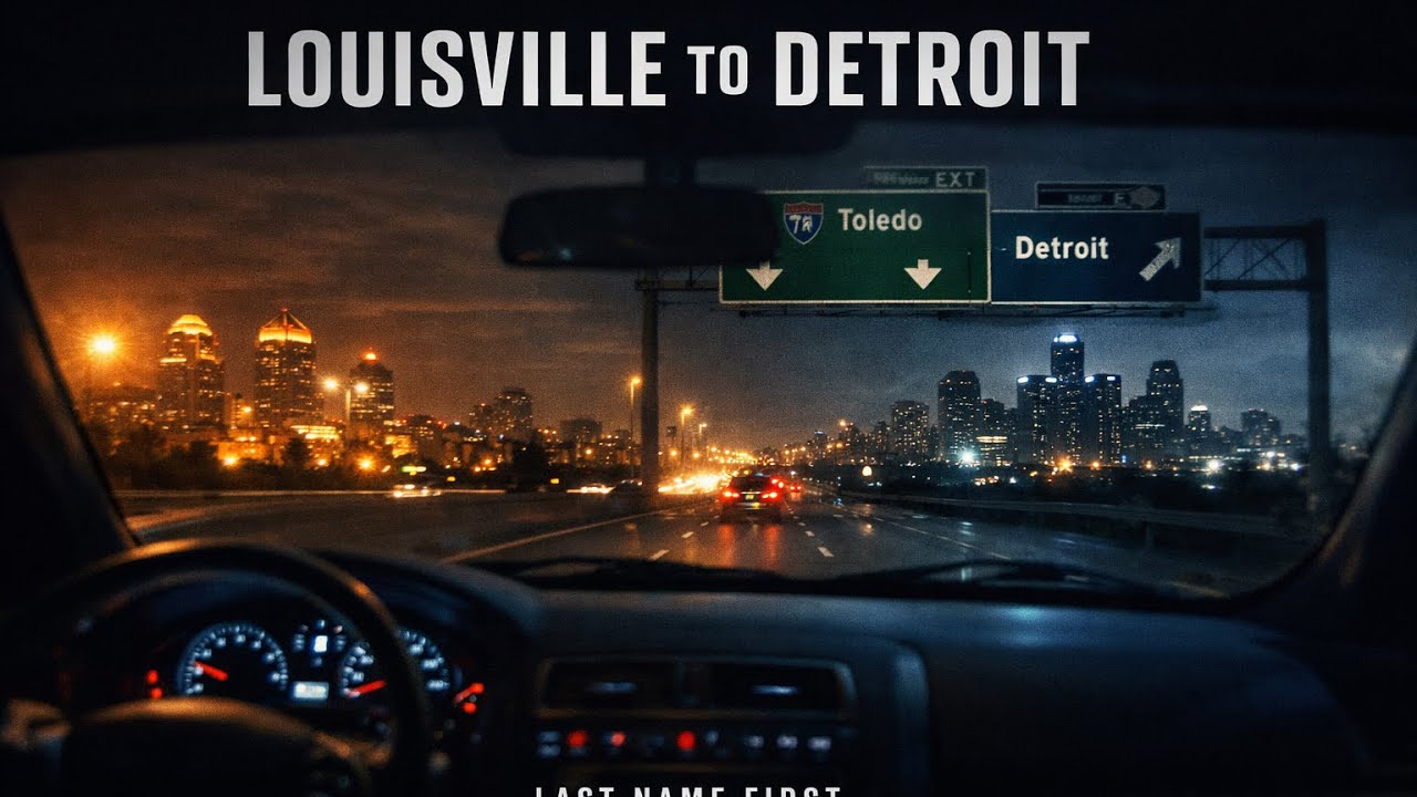 “Louisville To Detroit” by Last Name First