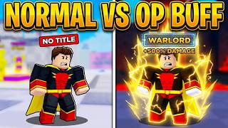 ROBLOX Superhero Evolution: SECRET TITLES & INSANE DAMAGE BUFFS!