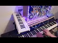 Bach Prelude in C Minor Modular - Piano and Modular Synth jam