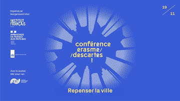 Conférence Érasme-Descartes 2021 | Een nieuw perspectief voor de stad (NL)