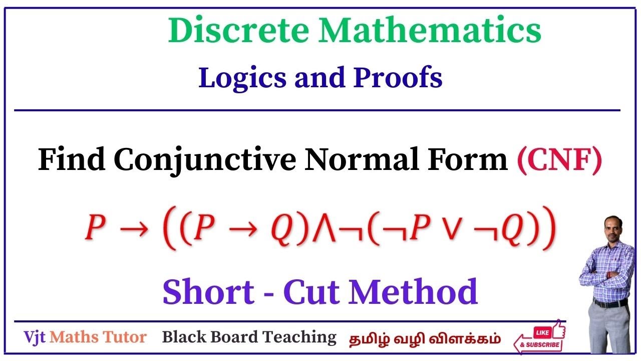 Conjunctive Math Conjunctive Normal Form (DNF) | Discrete Mathematics | Logics and ...