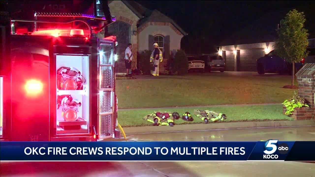 Several fire reports called out overnight in OKC due to fireworks - YouTube