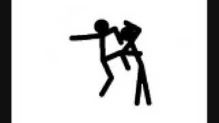 random stick figures: mindless ninjas fighting