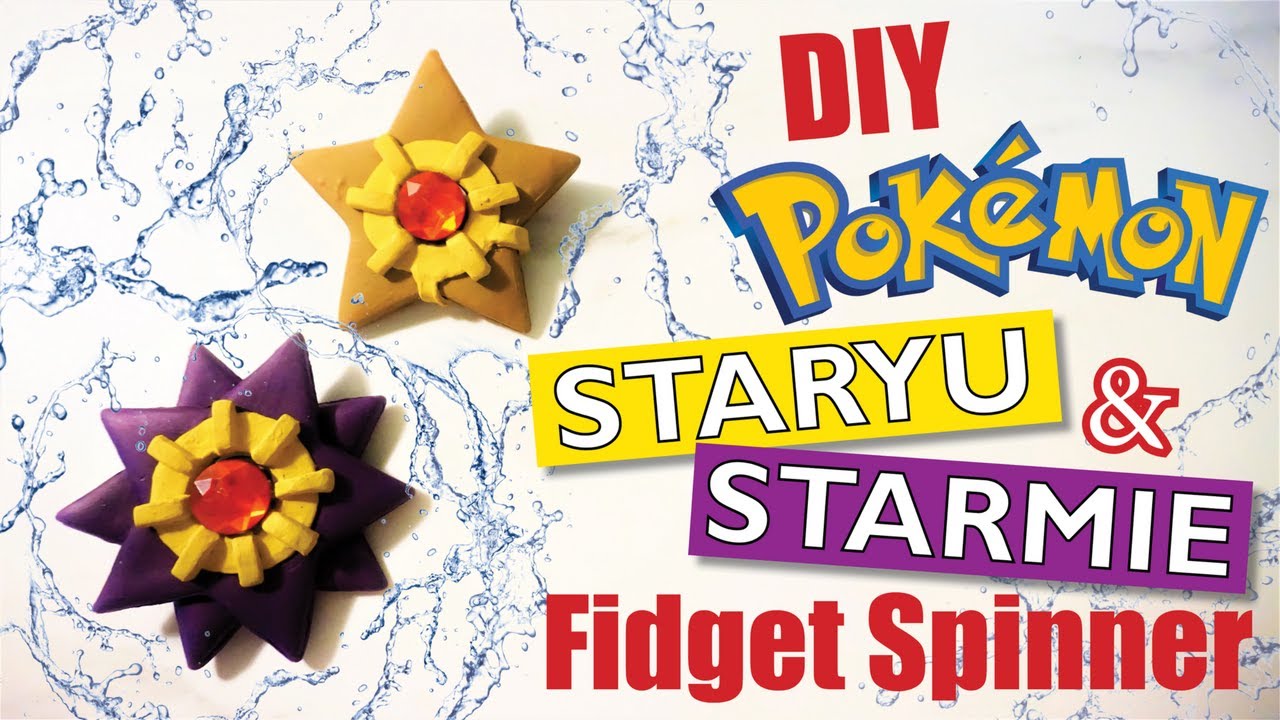 DIY STARYU \u0026 STARMIE POKEMON FIDGET 