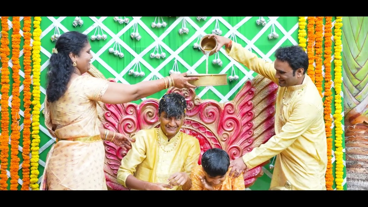 Kids grow up and we celebrate. Dhoti ceremony is an Indian way requesting blessings.