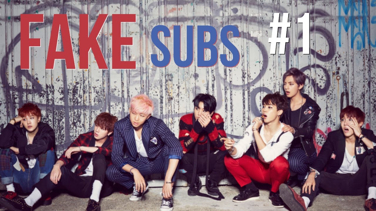 BTS Fake SUBs #1 - High Jungkook on set