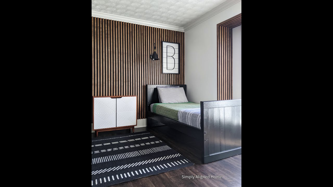 How to Make a Wood Slat Accent Wall