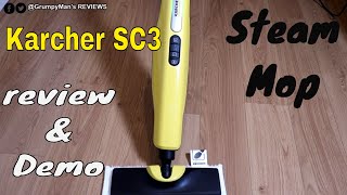 Karcher SC 3 Upright EasyFix Steam Mop Review & Demonstration