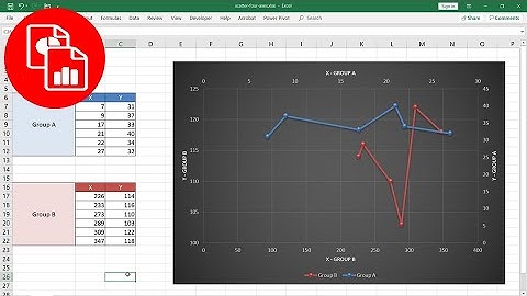Plot Two Sets of Data on an X Y Scatter Chart
