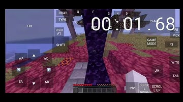 Pojav launcher enter nether speedrun 5.08