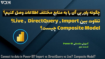 ‫‫چگونه Power BI را به منابع مختلف اطلاعات (Excel, SQL, AAS, ...) وصل کنیم؟