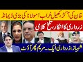 Molana Fazal Ur Rehman VS Asif Zardari, Shahbaz Sharif in Maryam Nawaz Out | Sabir Shakir Analysis