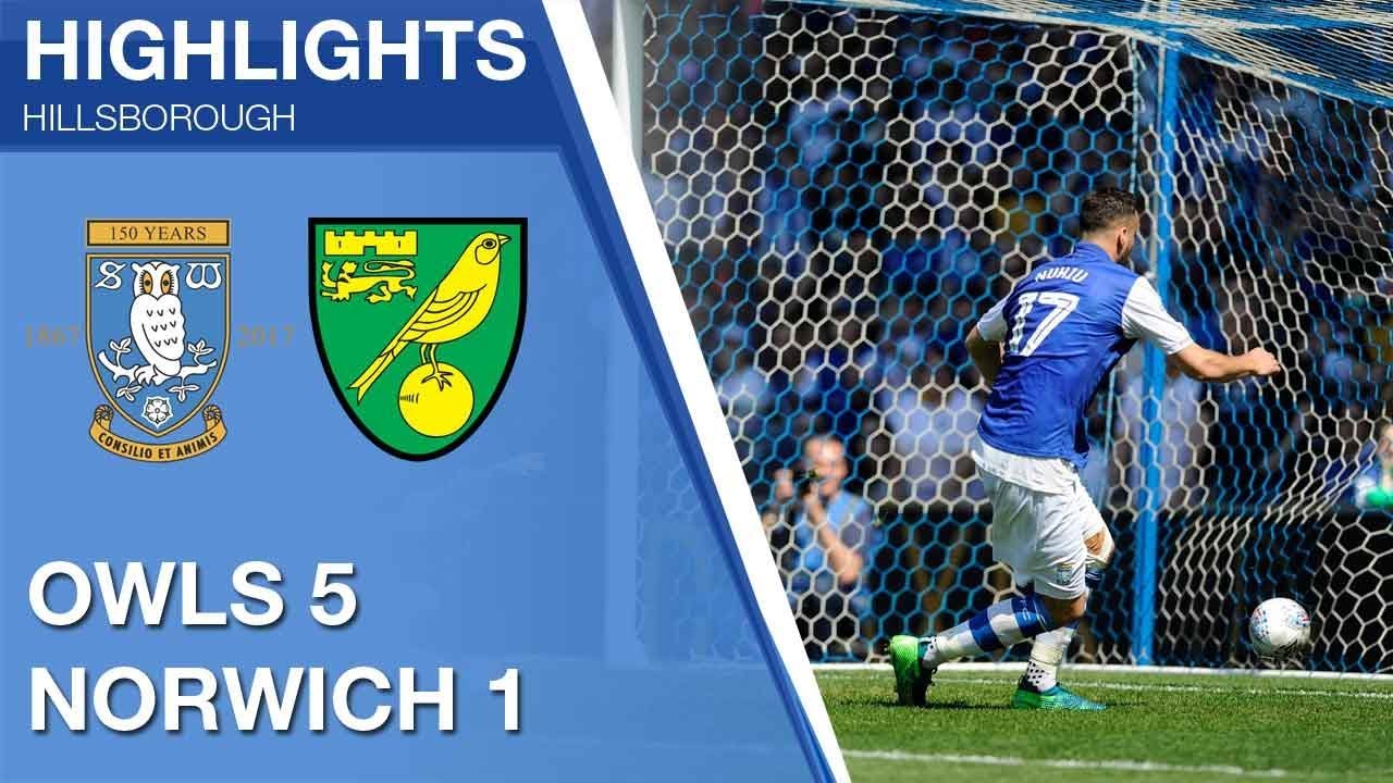 Sheffield Wednesday 5 Norwich City 1 | Extended highlights | 2017/18 football score