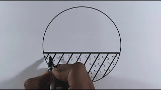 Circle Drawing - easy Circle drawing - easy Circle scenery ⭕🔴🥰