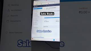 ✅ Sales Invoice in Zoho Books #share #zoho #zohobooks #viral #sales #invoices #like #share #new