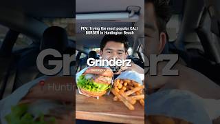 Grinderz |📍7561 Center Ave # 53, HuntingtonBeach, CA 92647 #mukbang #burgers #eatingshow #viral