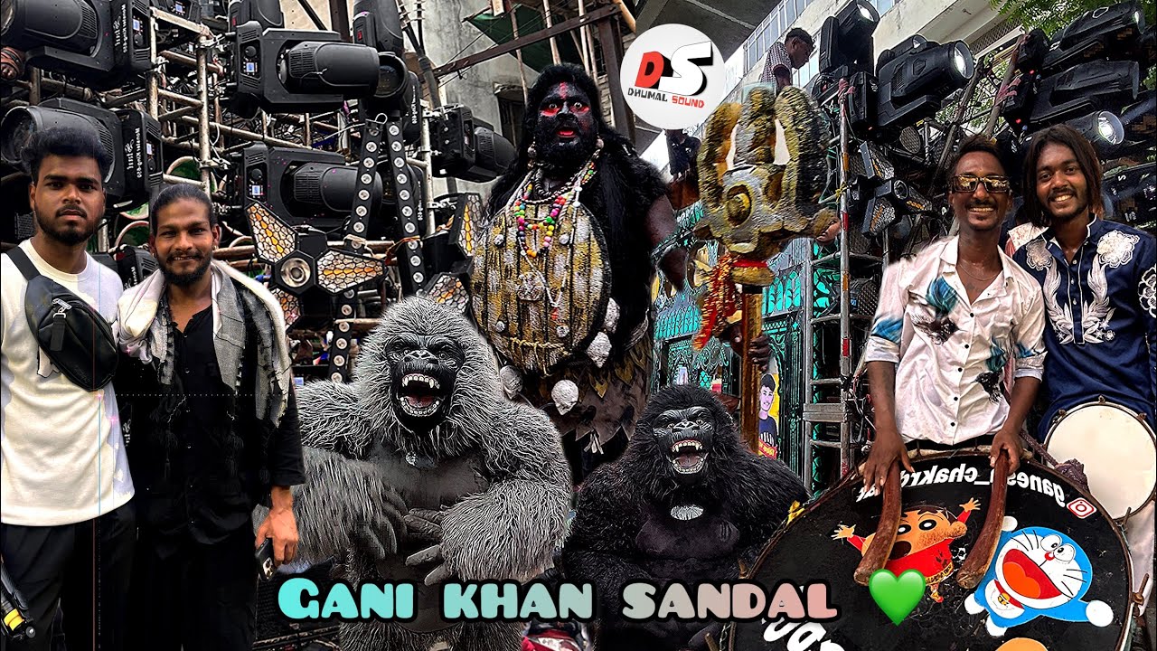 #vlog 18 • Gani khan sandal 2025 💚🌹 • Nagpur king 👑 ka jalwa tha bhai 🤩😈 #dhumal
