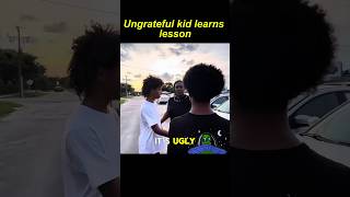 Full Ungrateful Kid doesn't want the car, Mum teaches him lesson  #parenting #shorts News