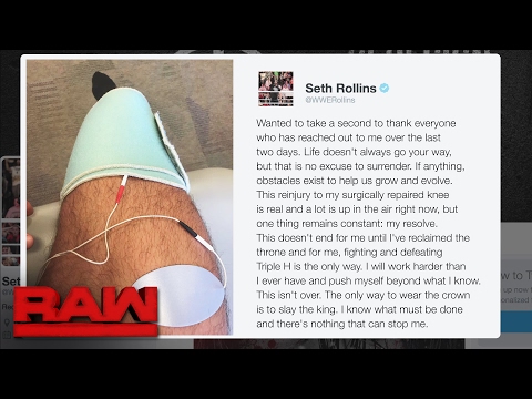 A look back at Seth Rollins' injury at the hands of Samoa Joe: Raw, Feb. 6, 2017