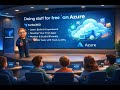 Doing stuff for Free on Azure