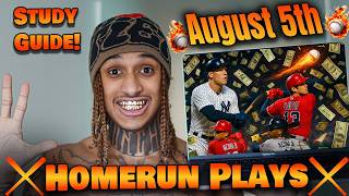 Best HOMERUN picks for August 5th 2026!