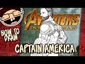 How to Draw CAPTAIN AMERICA (Avengers: Infinity War) | Narrated Easy Step-by-Step Tutorial