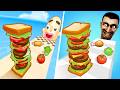 Sandwich Runner 🆚 Stacky Ice Cream Runner- 🌻🧿🌺New Levels Walkthrough Gameplay 400069