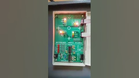 traffic light controller using embedded c programme