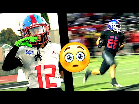 WOW !! Game Got UGLY QUICK 😮😮 Gardena Serra vs Los Alamitos |  California High School Football