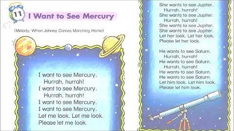English Time 4 I want to see Mercury