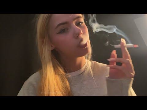 having a quick lil smoke - stwabeebunny 