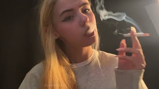 having a quick lil smoke - stwabeebunny 