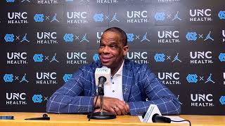 UNC Hubert Davis Post-Notre Dame Press Conference